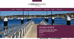 Desktop Screenshot of gibsonhowlinlawyers.com