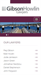 Mobile Screenshot of gibsonhowlinlawyers.com